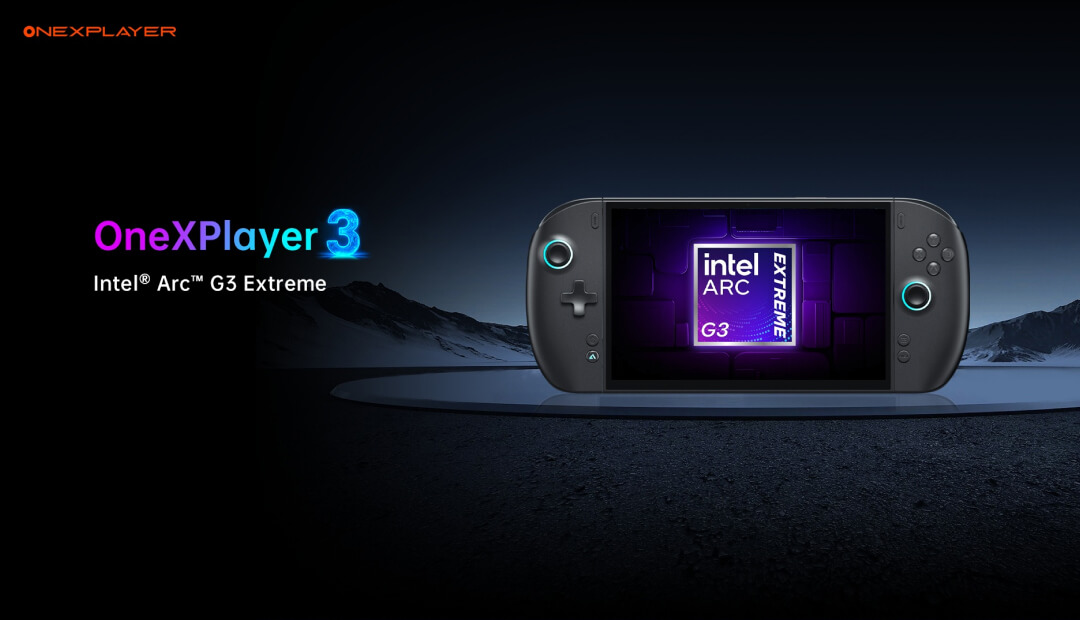OneXPlayer 3: первая портативная игровая система на Intel Arc G3 Extreme OneXPlayer 3: первая портативная игровая система на Intel Arc G3 Extreme